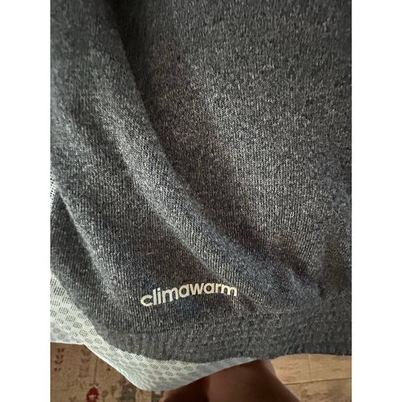 Adidas Gray & Yellow UNIVERSITY OF MICHIGAN Full Zip Climawarm Track Jacket S - Picture 2 of 8